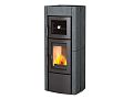 Печь-камин La Nordica Ester Forno 5.0 Vulcan (серый камень). Фото 1