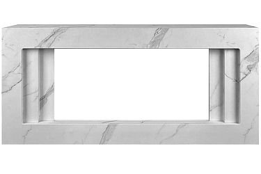 Портал Line 42 SFT White Marble (Разборный) - Белый мрамор - под очаги Royal Flame