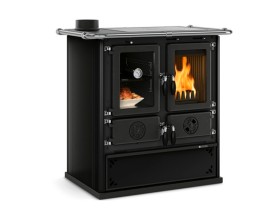 Печь-камин La Nordica  Rosetta Sinistra 16 Steel Nero Antracite (черный)
