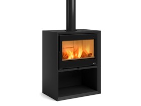 Отопительная печь La Nordica Dante Con Portalegna (черный)