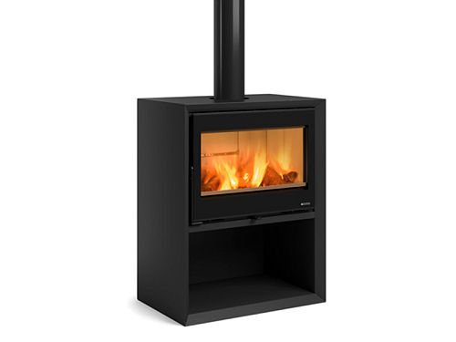 Отопительная печь La Nordica Dante Con Portalegna (черный)