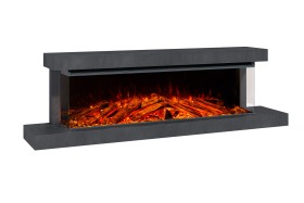 Очаг La Nordica Lumen 1600 с декоративной панелью ANTRACITE
