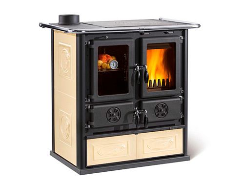 Печь-камин La Nordica Rosetta Sinistra 16 Ceramica Liberty Pann (бежевый)
