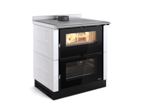 Отопительно варочная печь La Nordica Verona XXL Maiolica Bianco Infinity (белый)