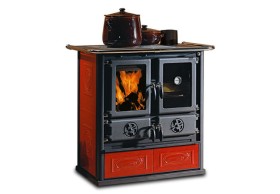 Печь-камин La Nordica Rosetta 16 Ceramica Liberty Bordeaux (бордовый)