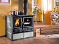 Отопительно варочная печь La Nordica Rosa 5.0 Petra Natural Stone (в камне). Фото 2