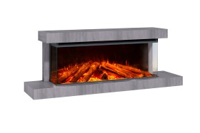 Очаг La Nordica Lumen 1200 с декоративной панелью PIETRA