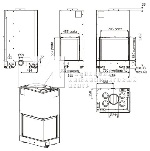 MCZ Forma 75 DX/SX