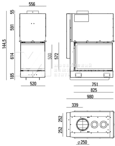 Габариты Forma T50