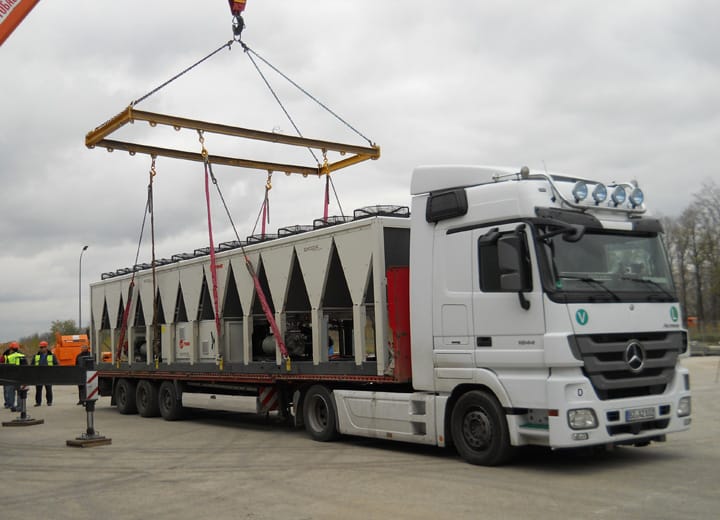 Осуществлена поставка первого в России чиллера Trane RTAF 410 SE FC производительностью 1,3 мегаватта чиллер Trane RTAF 410 SE FC