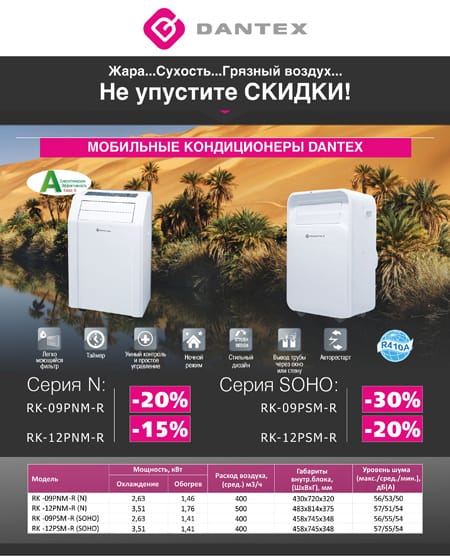 Акции на мобильные кондиционеры акции